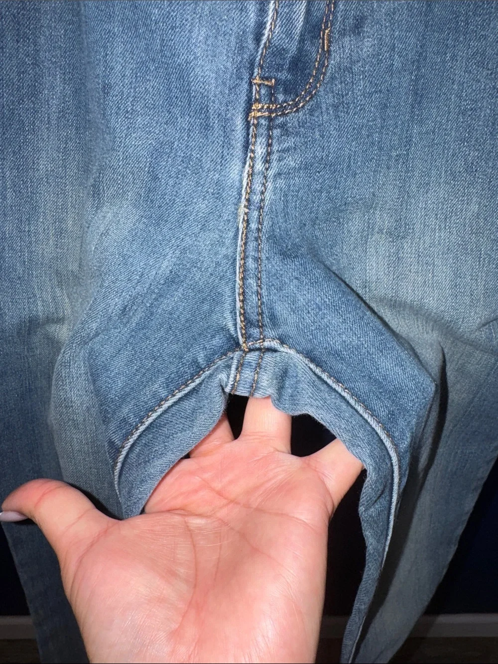 The Children’s Place- Boys Blue Faded Bootcut Jeans Size 12